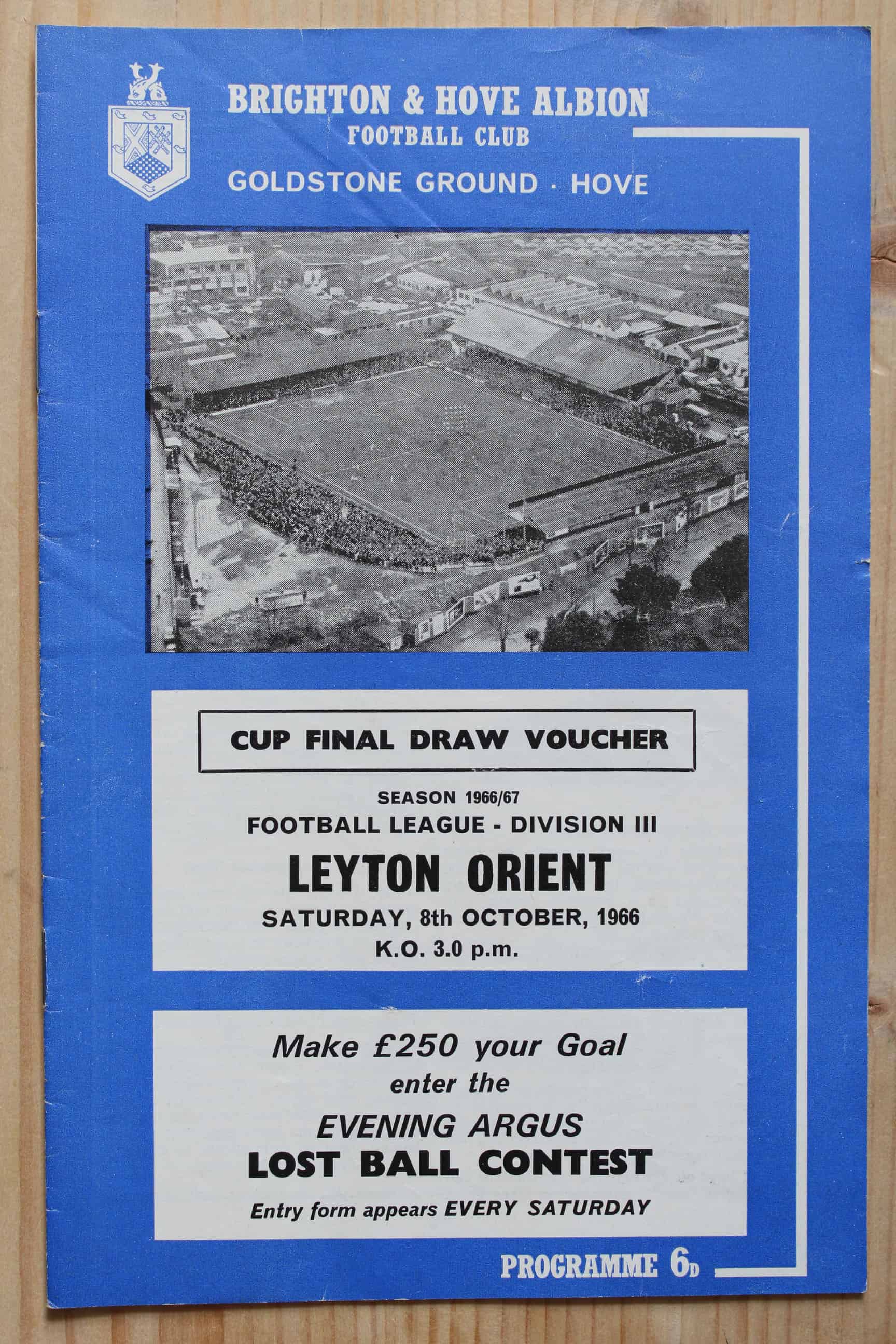 Brighton & Hove Albion FC v Leyton Orient FC